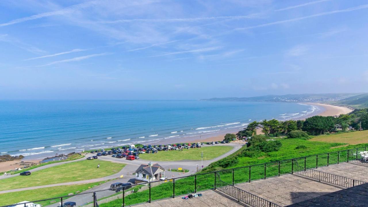 Clifton Court Apt 23 With Seaviews & Heated Pool Apartamento Croyde Exterior foto